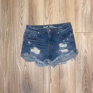 Mossimo distressed jean shorts